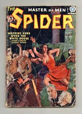Spider Pulp Sep 1937 Vol. 12 #4 GD picture