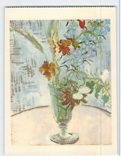 Postcard Flowers in a vase By Vincent Van Gogh picture