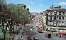 Binghamton, NY New York Main Court Street Downtown 1960s Vtg Postcard E1 picture