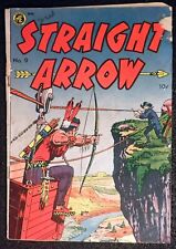 Straight Arrow #9 from 1950 🐴 OVER 70 YEARS OLD COMPLETE and COVER ATTACHED picture