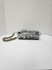 Vintage 80s Clear Princess Telephone Universal Tel-4040A Works picture