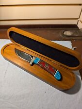 Limited edition Buck brand knife made by david yellow horse #32 of 250 with case picture