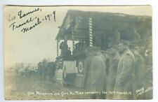 Orig March 25 1919, WWI Gen Pershing & McRae View US 78th Div Les Laumes, France picture
