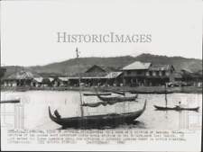 1942 Press Photo A view of Amboina Island, destroyed by Japanese attack picture