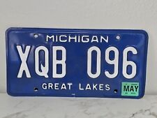 Michigan License Plate 2004 XQB 096 GREAT LAKES  picture