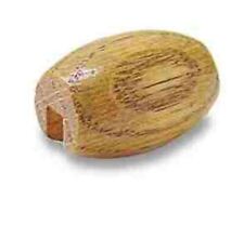 Bag Of 25 Solid Wood Bead With Slot 1 1/8