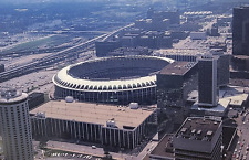 Vintage Film Slide Photo Busch Stadium Downtown Aerial View St. Louis, MO 1982 picture