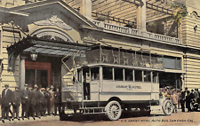 U.S. Grant Hotel Auto Bus SAN DIEGO, CA California c1910s Vintage Postcard picture