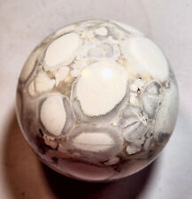 Coral Jasper 86mm Large Sphere Holiday or Christmas Gift or Home Decor 5370 picture