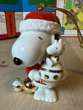 LENOX Porcelain Snoopy Ornament 