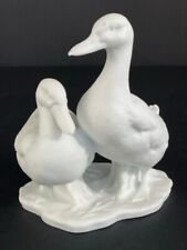 MINT KAISER GERMANY PAIR OF PORCELAIN DUCKS WHITE FIGURINES picture