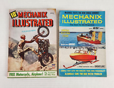 Mechanix Illustrated March 1941 April 1965 Dirt Bike Motorcycle Airboat Lot of 2 picture