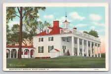 Postcard Washington's Mansion Mount Vernon Virginia picture