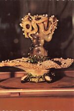 Postcard Headley Jewel Museum Octopus Carved from Rhinoceros Horn Pearls Diamond picture