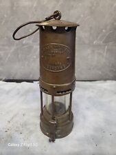 VINTAGE E Thomas & Williams Cambrian Aberdare Wales Coal Miners Lamp Dated 1966 picture