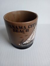 Panama City Beach Coffee Mug Cup Embossed Speckled Stoneware Sailing picture