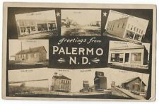 Palermo North Dakota ND (Mountrail County) Multi-view RPPC Real Photo 1909 picture