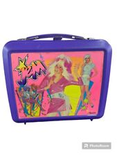 Vintage Jem And The Holograms Purple Plastic Lunchbox NO Thermos 1986 See Detail picture