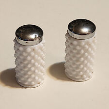 Vintage Milk Glass Salt & Pepper Shakers – Dew Drop - NICE picture