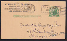 California-CA-Los Angeles-Avalon Blvd Pharmacy-Stephen Ban-Correspondence 1936 picture