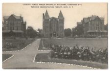 Bath New York c1930's Veterans Administration Facility, Parade Ground, buildings picture