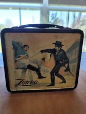1958 Aladdin Zorro Lunchbox VINTAGE picture