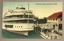 Postcard Steamer Ship Ste Clair Bob-Lo Island Park Canada c1940 picture