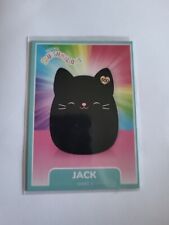 Squishmallow Jack the Cat ~ Series 1 Trading Card BASE #50 picture