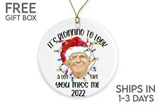 Donald Trump Christmas Ornament , Funny Trump Ornament, Trump Lover Gift Ornamen picture
