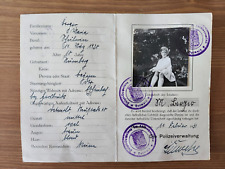 German ID 1931, for young lady.  picture