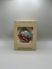Hallmark The Love Filled Home 1979 Tree Trimmer Unbreakable Ornament White Satin picture