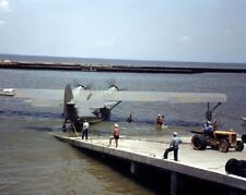 US Navy Consilidated PBY Catalina Flying Boat 8x10 WWII WW2 Air Craft Photo 719 picture