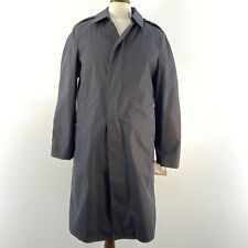 NWT Defense Logistics Agency Quarterdeck Black Trench Coat With Liner Mens 38XL picture