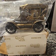 Vintage 1910 Stanley Steamer Metal Car Coin Bank Banthrico USA New/Box picture