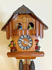 Vintage K. Walzer Cuckoo Clock with Music and Dancers: Partially Works picture