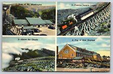 Cog RR, Mt Washington, White Mountains, New Hampshire NH Vintage Postcard E13 picture