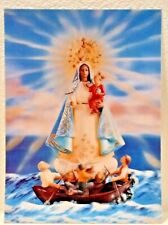 Our Lady Of Charity Lenticular Postcard Japanese Tomita Design #140 picture