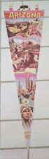 Vintage Arizona Felt Pennant with classic Indian Images 1970's picture