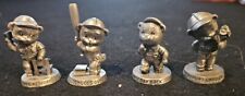 1983 1984 4 AVON Fine Pewter Adorable Teddy Bears picture