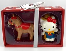 Blue Sky Clayworks Hello Kitty Cowgirl Salt & Pepper Shakers Set - New picture