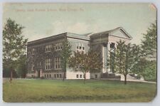 Postcard Pennsylvania West Chester State Normal School Library Antique 1914 picture
