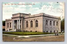 Old Antique Postcard Little Rock AR Public Library Nashville Cancel 1910 Vintage picture
