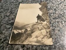Vintage sepia photo; 3 mountain climbers…Longs Peak, CO Colorado…7x11 picture