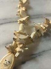 Hand Carved Corn Maiden Fetish Neckless picture