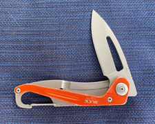 RETIRED  2015 Buck 818 Apex  Orange Pocket Knife picture