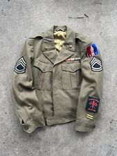 WW2 US Army Official Camera Man Ike Jacket English Made Patch (U613 picture