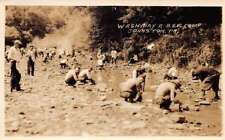 Johnston Pennsylvania BEF Bonus Army Camp Wash Day Real Photo Postcard AA68762 picture