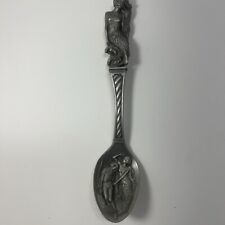 1980 Franklin Mint THE LITTLE MERMAID Brothers Grimm Pewter Fairy Tale Spoon picture