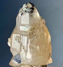 165 Carat Natural Topaz Crystal With Tourmaline From Pakistan picture