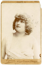 Lise Fleuron, vintage actress albumen print.Lise Fleuron, pseudonym of Mar picture